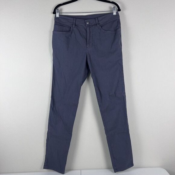 Lululemon ABC Slim Fit 5 Pocket Pant 30 X‎ 33 Gray (Washed Moonwalk) M5669S - Picture 1 of 10